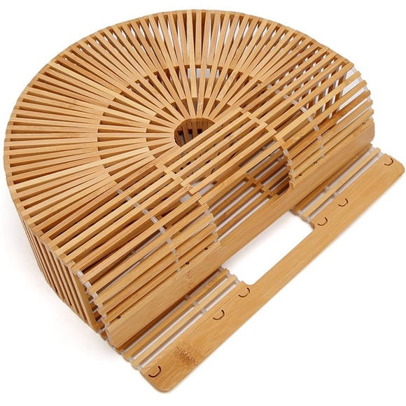 Women's Bamboo Handbag - Picture 6 of 14